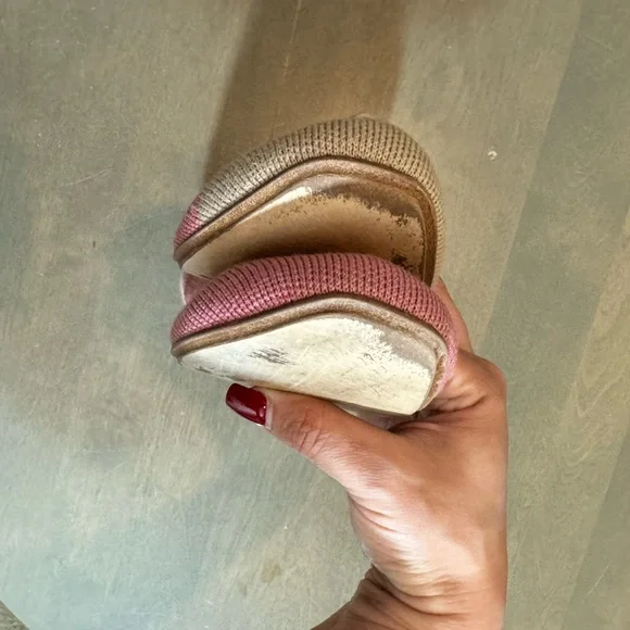 Rothy’s Women's Pink and Tan Shoes Marta ferri - Picture 6 of 7